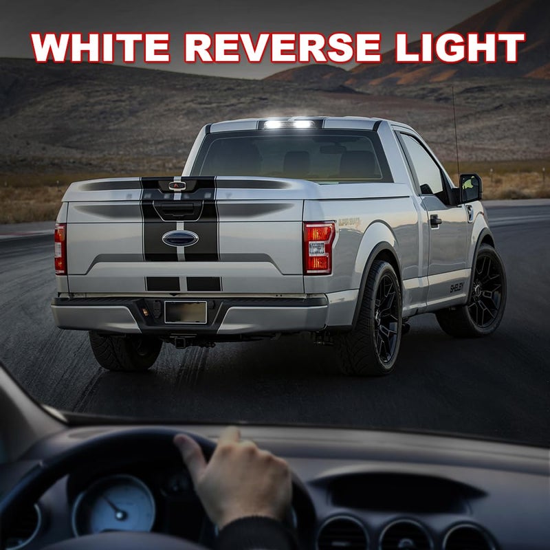 OPP ULITE F250 Third Brake Light for Ford F350 F450 F550 1999-2015 Red Brake Light White Led Reverse Lights 3RD Rear High Mount Stop Tail Lamp Waterproof (3RD Brake 062-3) - Image 3